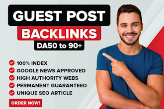 create high quality high da dofollow guest post backlinks for rank