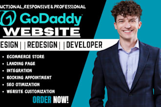 godaddy wordpress website godaddy website design or redesign godaddy website