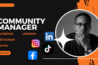 be your dedicated community manager to grow and engage your audience