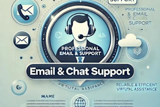 provide professional email and chat customer support