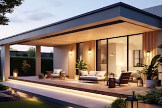 do expert city permit porch, deck, patio design with 3d rendering