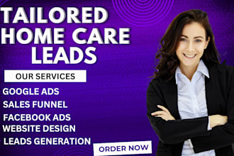 do home care leads home care website elderly care leads hospice medicare