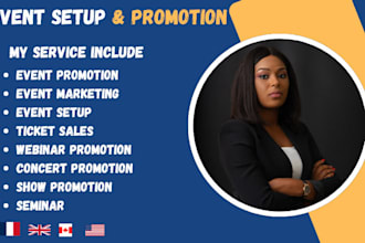 promote  and market your event, eventbrite, webinar, show to boost ticket sales