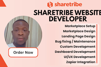 develop modern b2b, p2p, b2c marketplace on sharetribe, sharetribe marketplace