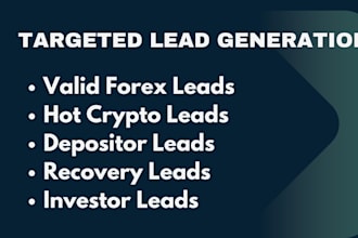 provide valid forex recovery lead hot forex leads verified forex recovery leads