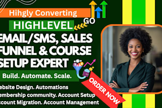 gohighlevel email marketing gohighlevel sales funnel gohighlevel course setup