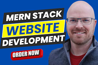 do mern stack website development as full stack developer using reactjs, nodejs