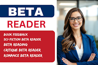 be your beta reader and manuscript critique feedback for romance sci fi fantasy