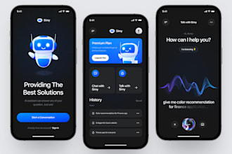 build ai saas website and mobile app