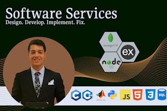 develop backend systems and rest apis with expressjs and mongodb