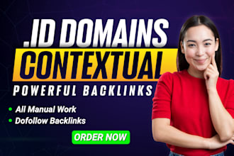 provide high da DR indonesian contextual dofollow id backlinks