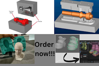 do 3d mold design chocolate mold, silicone mold, plastic injection mold on kicad