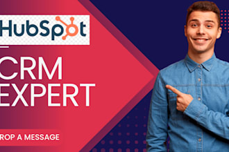 setup hubspot crm technical support automation real estate website design