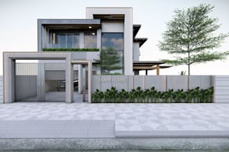 scrap 3d architectural house, villa, office, renovate 3d event hall, house,revit