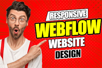 redesign responsive webflow website, framer to webflow and figma to webflow