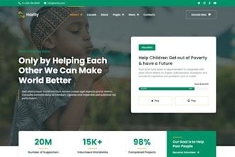 ngo website non profit website charity website nonprofit website donation websit