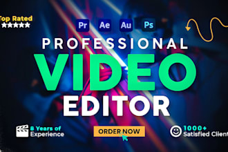 edit sports highlights, youtube videos in HD and 4k quality