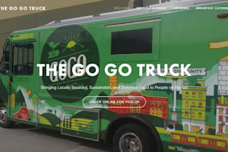 design food truck website catering website restaurant website food cafe website