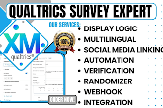 setup qualtrics social media randomizer multilingual qr code webhook integration