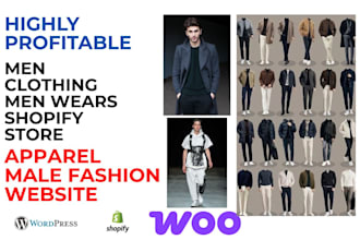 clothing fashion ecommerce men shopify store men clothing website clothing
