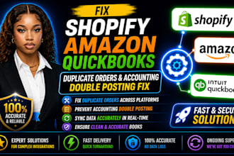 fix shopify amazon quickbooks duplicate orders and accounting double posting fix