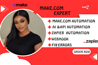 make com made com n8n automation ai agent zapier integration vapi clickup n8n