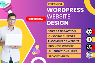 design, revamp, and develop a stunning wordpress website for your business