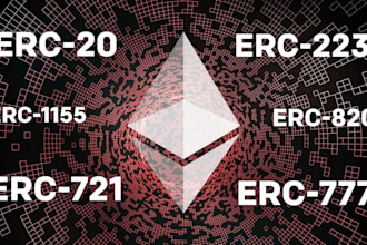 develop erc20,bep20,smart contract,solana token,web3,xrp,algorand,stabelcoin