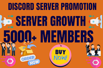 promotion for discord server,gaming,trading,crypto,advertise to real active user