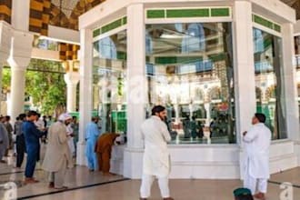 spiritual shroud offering service at holy shrines