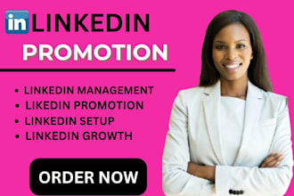 create your linkedin profile, setup account, optimize account, be your manager