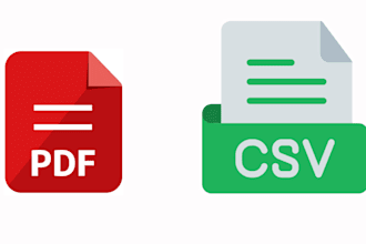 make CSV file for your document