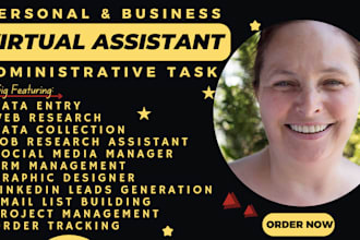 executive personal, business virtual admin office task assistant, virtual assist