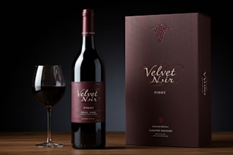do bottle label, wine, beer, vodka, champagne, tequila, gin, packaging design