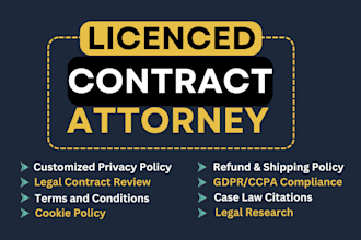 write legal contract agreement, nda, terms and conditions with privacy policy