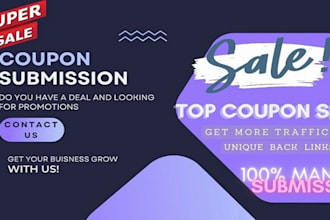 manually submit amazon shopify coupon code to top 500 USA deal websites