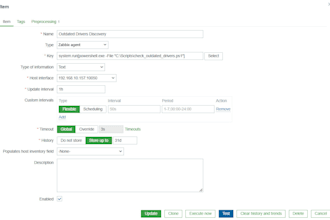 create custom templates on zabbix server