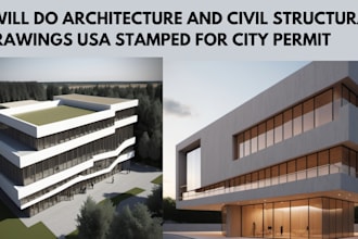 do civil engineering stamp, texas, ca, fl pe for USA city permit