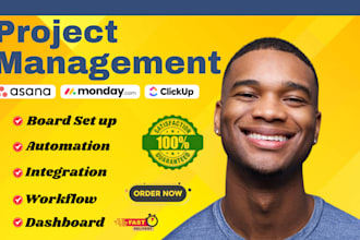 be your expert in clickup asana monday com crm automation integration