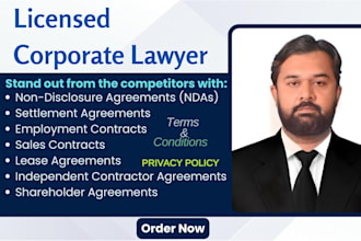 create custom legal contracts and agreements tailored to your needs
