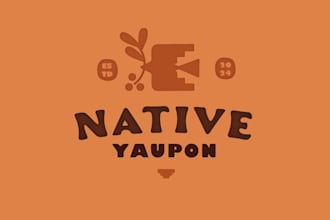 design native inspired tea logo