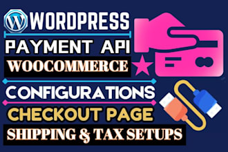 fix woocommerce shipping configure checkout wordpress store payment API key