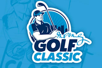 do masterful golf logo design for clubs, tournaments, products and golf shops