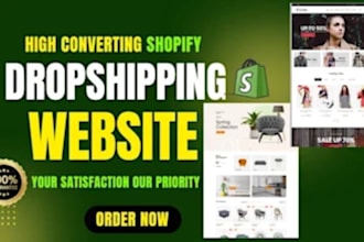 design, redesign shopify store, shopify dropshipping store, shopify website