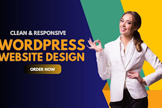 design responsive clean wordpress website