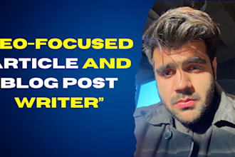 do SEO blog writing, content writing, and article writing