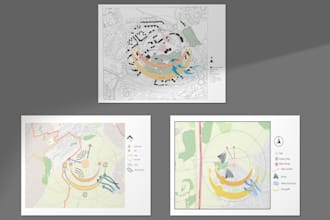 create diagrams for architectural site analysis and mapping