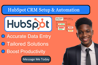 setup your hubspot crm, apollo io workflow data entry, clay com, trello, asana