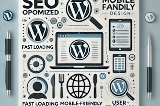 design a website in wordpress and blogspot
