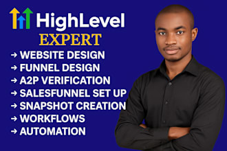 go high level CRM setup, ghl virtual assistant go high level funnel website